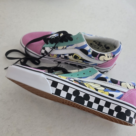 Vans Mickey Mouse Pink and Black Sneakers - Picture 10 of 12